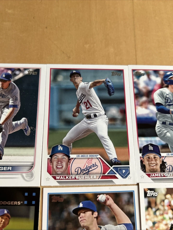 Los Angeles Dodgers Baseball Card Collection (10 Cards) - Image 4 of 4