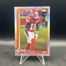 2025 Topps Chrome JALEN ROYALS RC Refractor parallel #337 Kansas City Chiefs