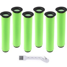 6 Packs Filter Replacement for Bissell Air Ram Cordless Vacuum Cleaner, AirRa...