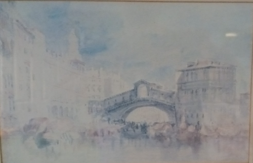 J.M.W. Turner 1775-1851 ‘The Rialto, Venice’ Print Framed - 第 13/16 張圖片