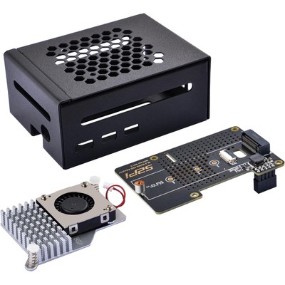 Raspberry Pi 5 Gehäuse M.2 NVMe PCIe SSD Kühler Zubehör Zubehör