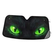 Dragon's Green Eyes Car Windshield Sun Shade Foldable Sun 53x23.5 Inch F45