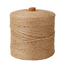 Natural 3mm Jute Twine String, 1000-FT Hemp Rope for 1000ft, Brown