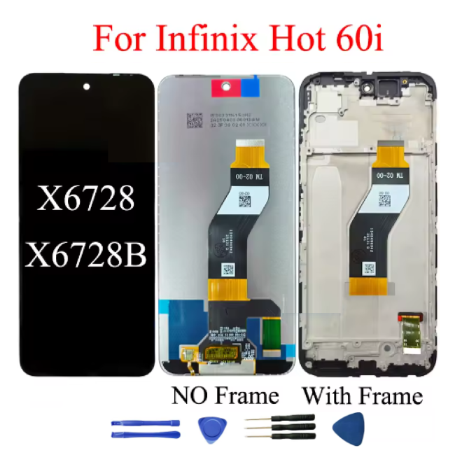 LCD Display Touch Screen Digitizer Assembly For Infinix Hot 60i 4G
