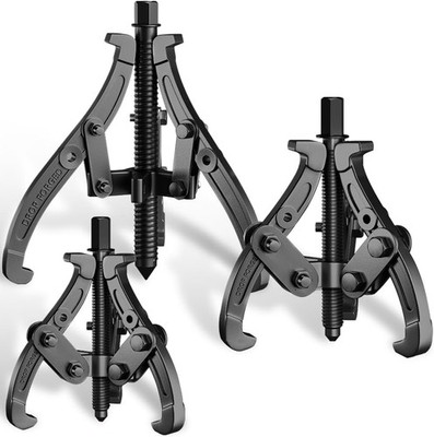 XIIW 3'' 4'' 6'' Gear Puller Set, 3 Jaw Bearing Puller with Reversible Jaws, ...