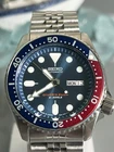 Seiko Automatic Men's Vintage 7S26 Pepsi Blue Dial Diver 200 mm Day/ Date Watch