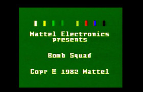 NOS 1982 Mattel INTELLIVISION INTV Game Cartridge BOMB SQUAD *Sealed*