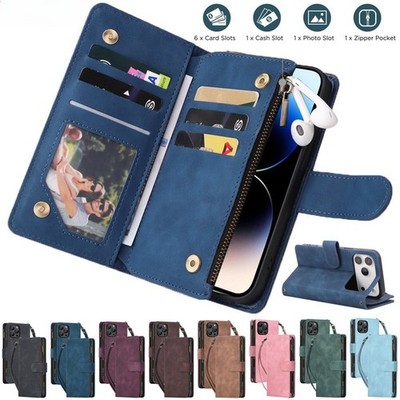 Handy Hülle Für iPhone 17 Pro Max 16 15 14 13 12 Schutz Tasche Flip Cover Etui