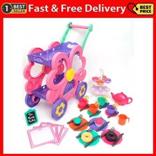 Kid Connection Flower Tea Cart Play Set, 45 Pieces