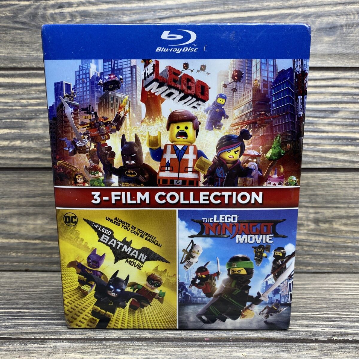 LEGO Blu-ray set: The LEGO Movie, Lego Batman Movie, Lego Ninjago