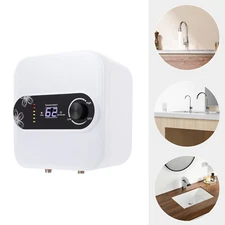 RV 8L 110V Instant Electric Hot Water Heater Shower Compact Mini-Tank Storage
