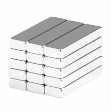 1 x 1/4 x 1/8 Inch Neodymium Rare Earth Bar Magnets N52 (15 Pack)