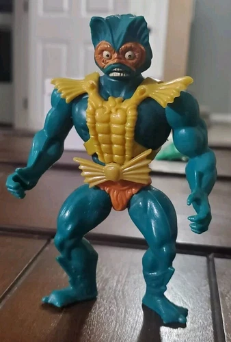 Vintage He Man MOTU MERMAN with Armor Masters of the Universe Figure 1981 Taiwan