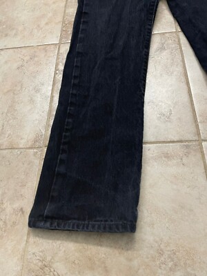 Vintage Levis 501 Jeans Mens W30 L30 Premium Black Comfort Stretch