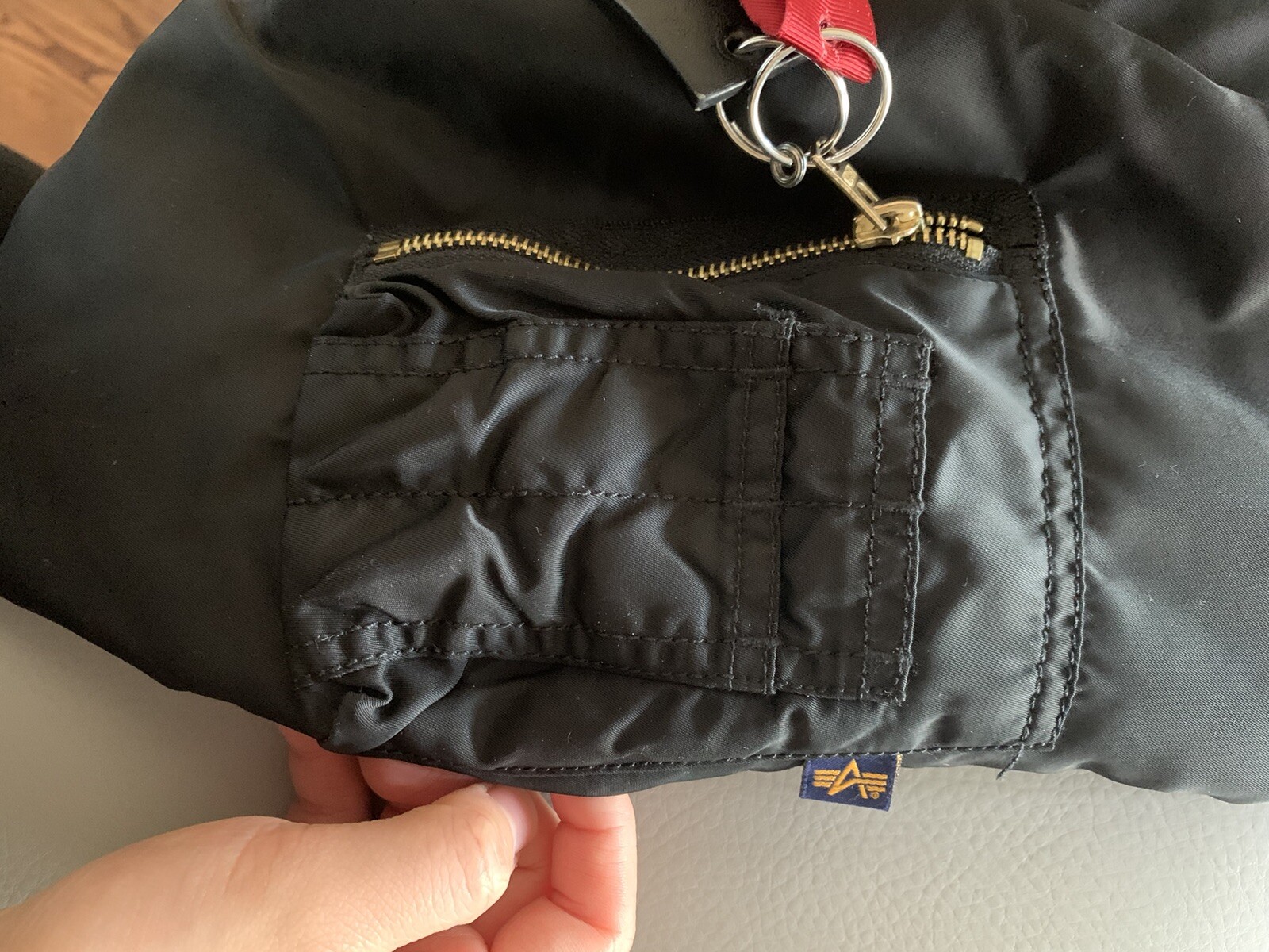 alpha industries flight jacket small - image 5