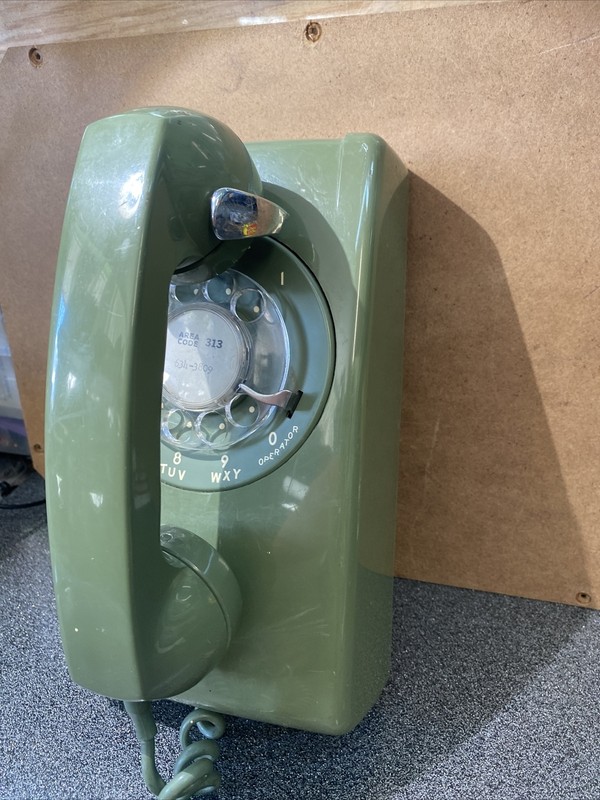 Antique Telephone Model 554 - Moss Green