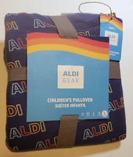 Aldi Gear Children’s Pullover Sweater 2025 Size Large (12-14) - FREE SHIPPING!