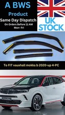 Vauxhall Mokka B 2020-up Wind Deflectors 4-pcs Bws Uk-stock Vauxhall Mokka B 2020-up Wind Deflectors 4-pcs Bws Uk-stock