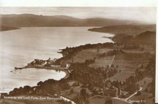 Scotland Postcard - Inveraray and Loch Fyne from Duniquaich - RP - TZ11014