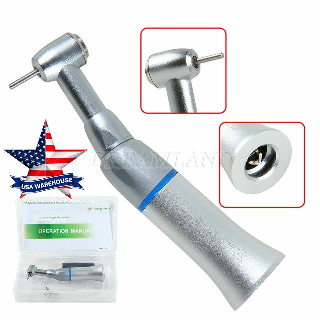 Dental Low Speed Push Button Contra Angle Handpiece f/ NSK FG1.6mm