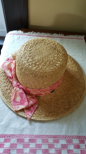 Sunhat Pink Bow Size Small/Petite 