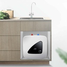 1500W Instant Electric Hot Water Heater Shower Compact Mini-Tank Storage 8L 110V