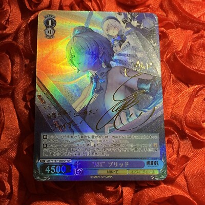 Azx BRID NIKKE Goddess of Victory ANGELS Anime Waifu Holo Girl Card