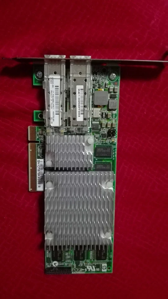 HP Network Adapter NC522SFP 10gbe DP SFP PCIe  468349-001 468332-B21 - Image 2 of 3