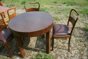 Alter Runder Tisch Mit 3 Stuhlen Ebay 