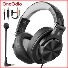 NEW Computer Gaming Headset With Detachable Microphone Wired Over Ear Call gamer