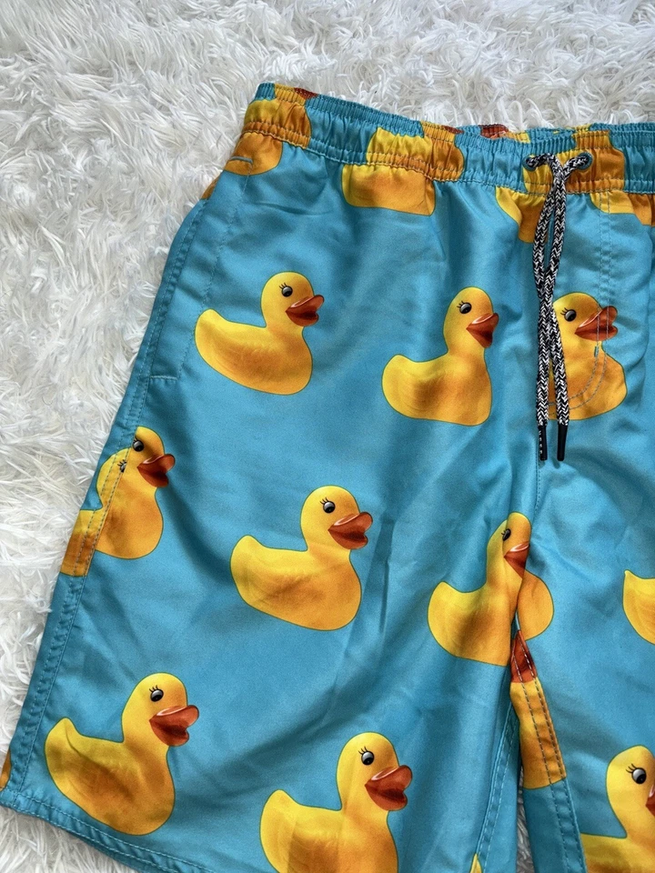 Neff Men’s Sz. M Blue Rubber Duck Shorts. Excellent Condition, Fun - Image 4 of 4