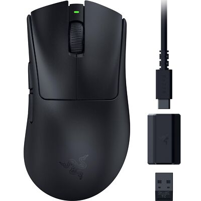 開封のみ未使用Razer 両対応 ワイヤレス 2.4GHz / 有線 HyperSpeed V3 Razer DeathAdder 本体 Hyperspeed V3 DeathAdder マウス・トラックボール