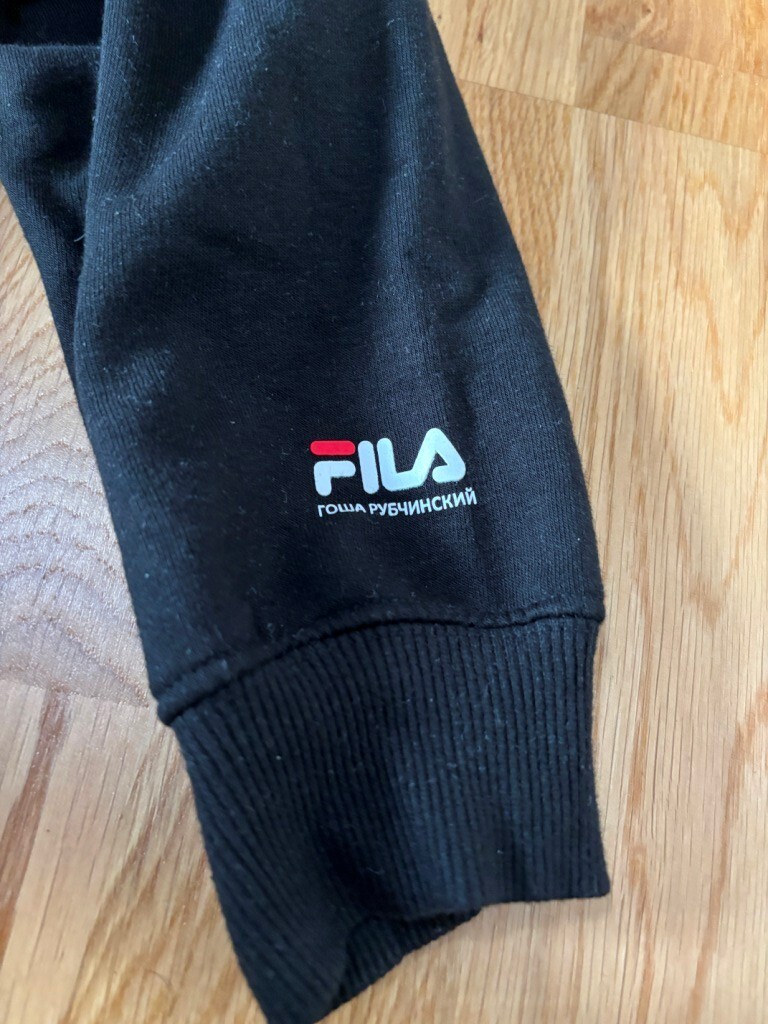 Felpa Gosha Rubchinskiy x FILA tg.S M maglia sweatshirt hoodie tee T shirt NEW