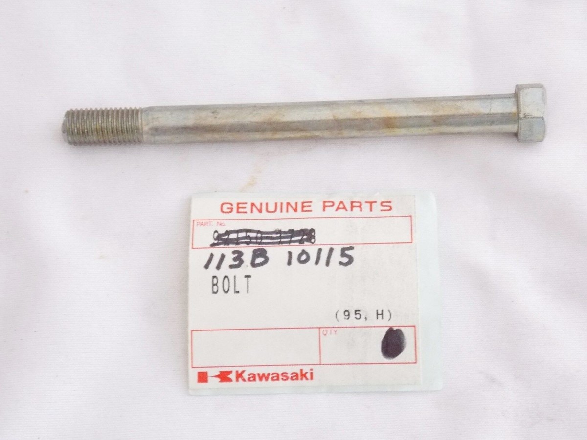 NOS KAWASAKI 1969-2014 HEX HEAD BOLT MC1 G3/4 F5/6/7 KX100 KE125