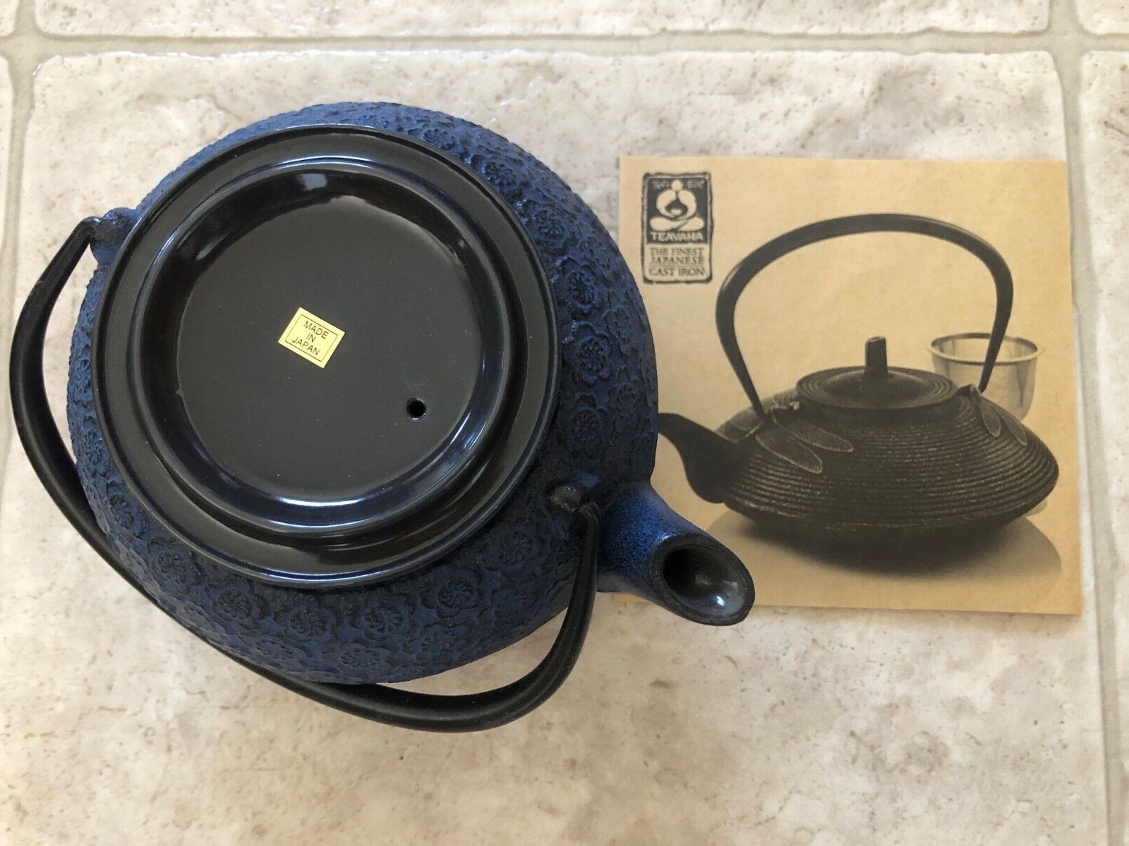Teavana cast ion tea pot with base (Brand new) eBay