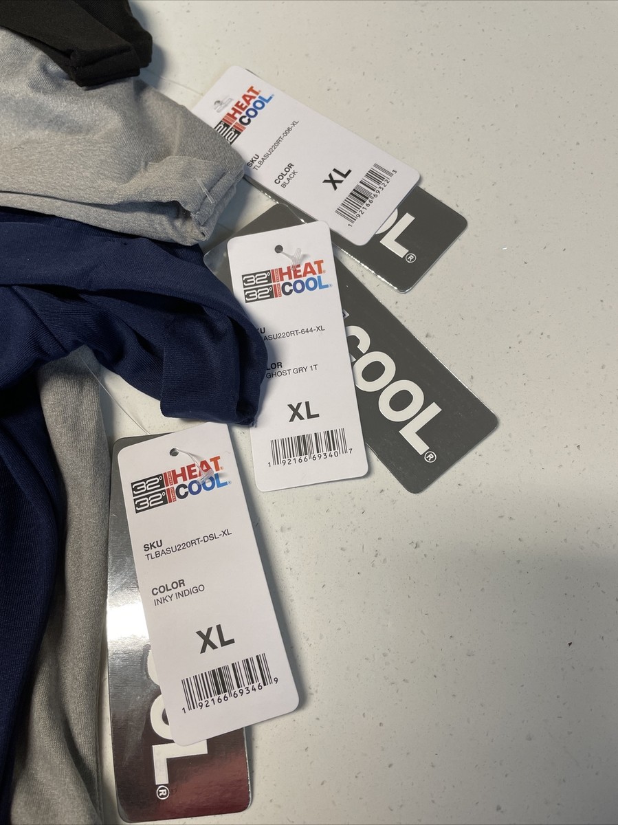 Mi 32 Degrees Cool Relaxed Women's XL T Shirts (3) NWT - Blue/Gray