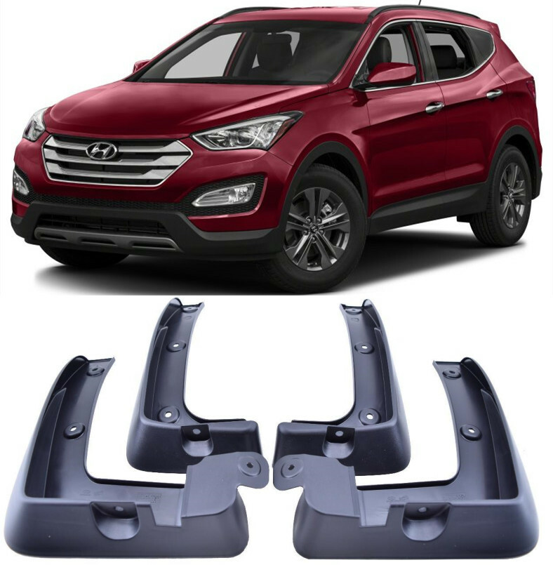 Genuine Front & Rear Splash Guards Mud Flaps For 2013-2018 Hyundai