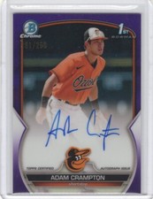Bowman 2023 Baseball Adam Crampton Purple 161/250 Baltimore Orioles