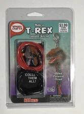 Pepperell Crafts, Make A T-Rex Lanyard / Key fob Kit-Hand Painted Head NEW