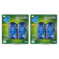 2x Nicorette Cooldrops Fruit 2mg 80