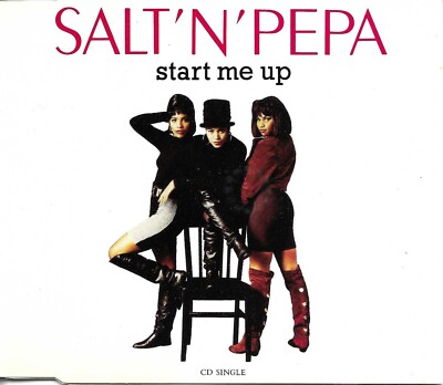 SALT N PEPA Start me up 6TRX w/ 2 EDITS & 2 MIXES CD Single SEALED USA seller