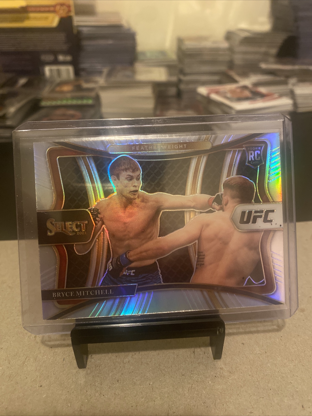 2021 Panini Select UFC Bryce Mitchell RC Silver Premier Level Rookie Thug Nasty