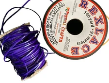 Rexlace Plastic Craft Lace, 3/32-Inch Wide, Lanyards & Other Craft Objects 2 Col