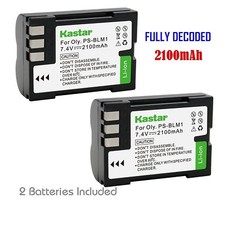 Kastar PS-BLM1 Battery for Olympus C-5060 C-7070 C-8080 E-1 E-3 E-30 E-520