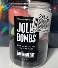 Christmas Da Bomb Jolly Bath Fizzer Winterberry Surprise New