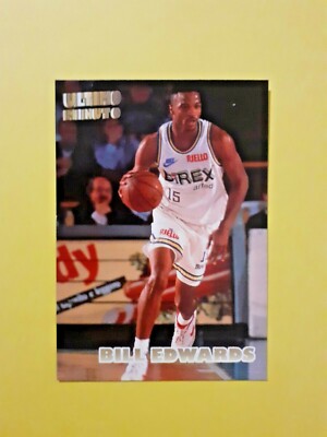 1994 94-95 BIREX BILL EDWARDS LAST MINUTE JOKER BASKETBALL CARD FIGURE -NEW