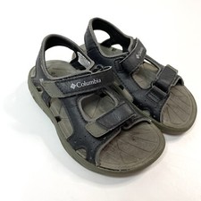 Columbia Kids Size 9 Sandals Techsun Vent Sport Omni Grip Black