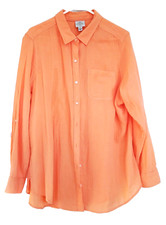 WOMANS LONG SLEEVE BUTTON DOWN BLOUSE