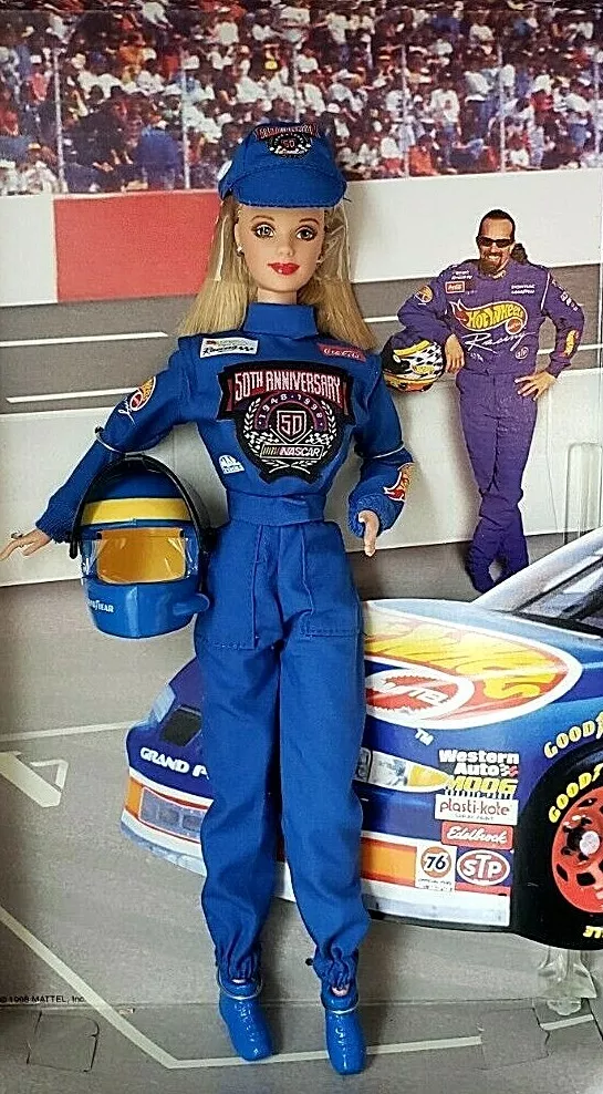 Nascar barbie doll value new arrivals