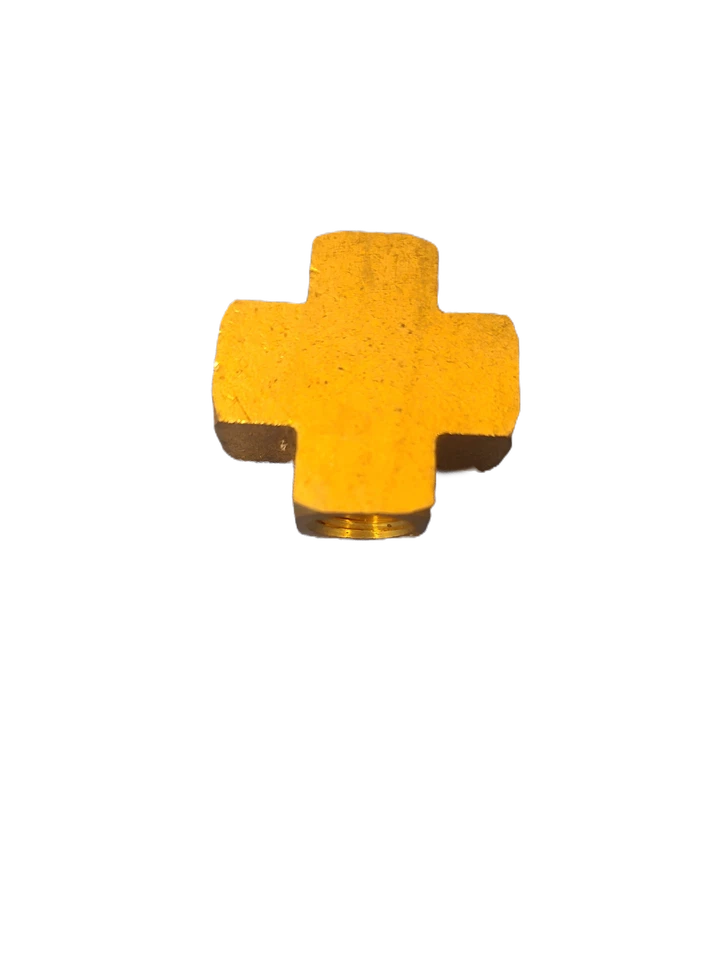 1/4 Brass Pipe Cross - Image 2 of 2
